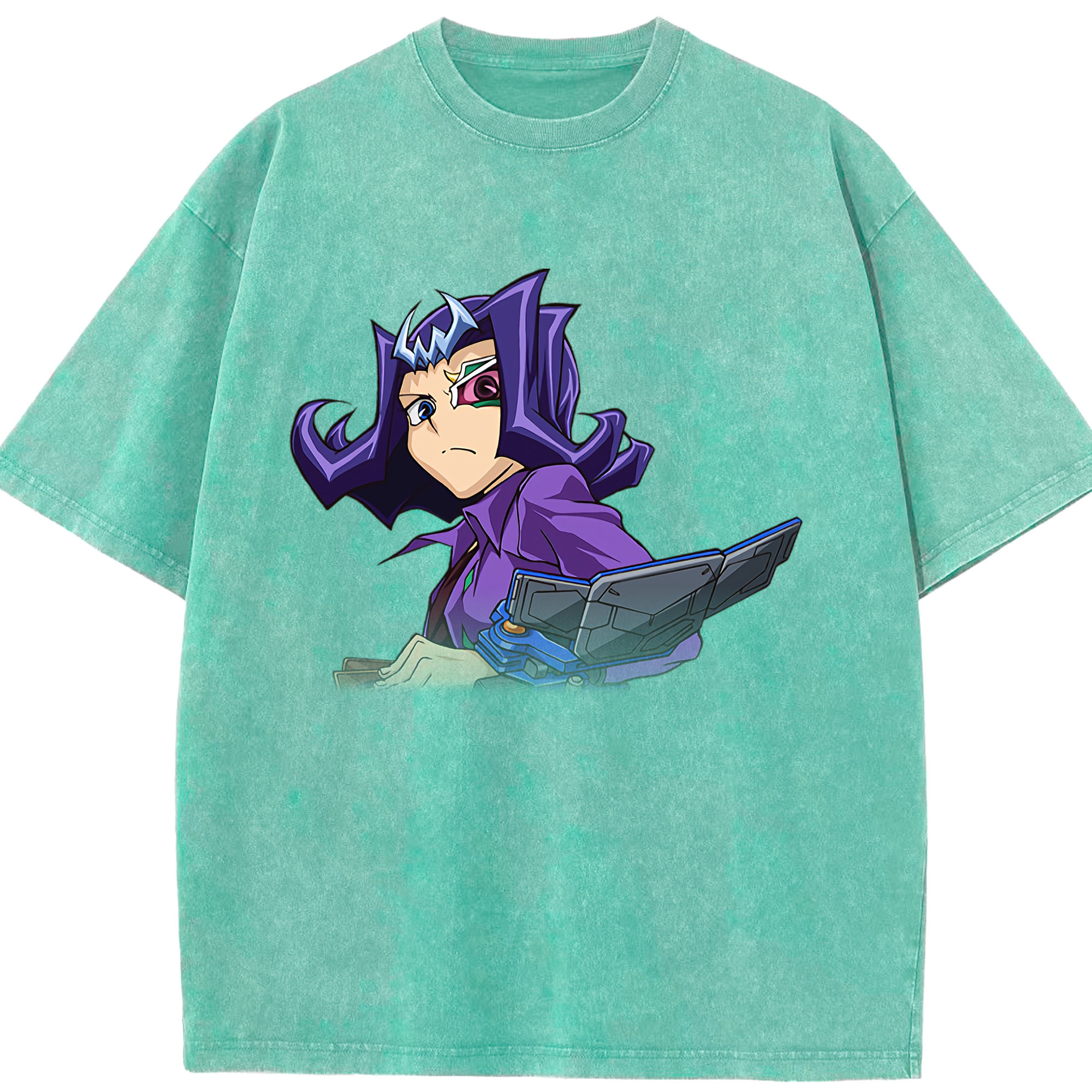 （画像用） 遊☆戯☆王 Yu-Gi-Oh! 綿100% ヴィンテージ風 半袖Tシャツ（フロントプリント）